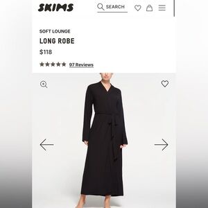 SKIMS soft lounge long robe